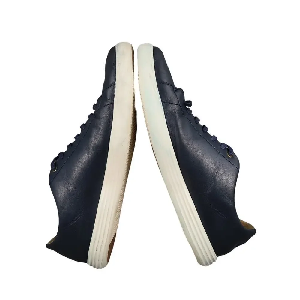 Cole Haan Shoes Men 10 Sneaker Oxford Grand Os Crosscourt Leather Lace Up Casual